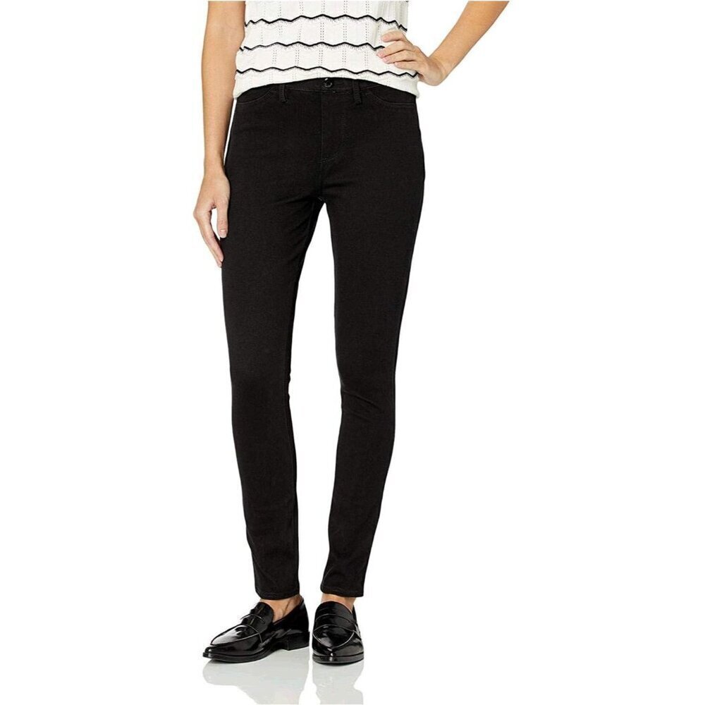 Women's Knit Denim Leggings All Day Comfort Mid Rise Skinny Pants
